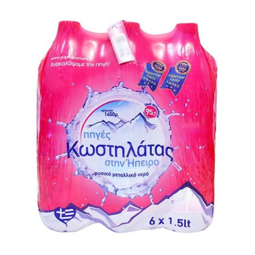 ΠΗΓΕΣ ΚΩΣΤΗΛΑΤΑΣ Νερό Φυσικό Μεταλλικό 6x1,5lt
